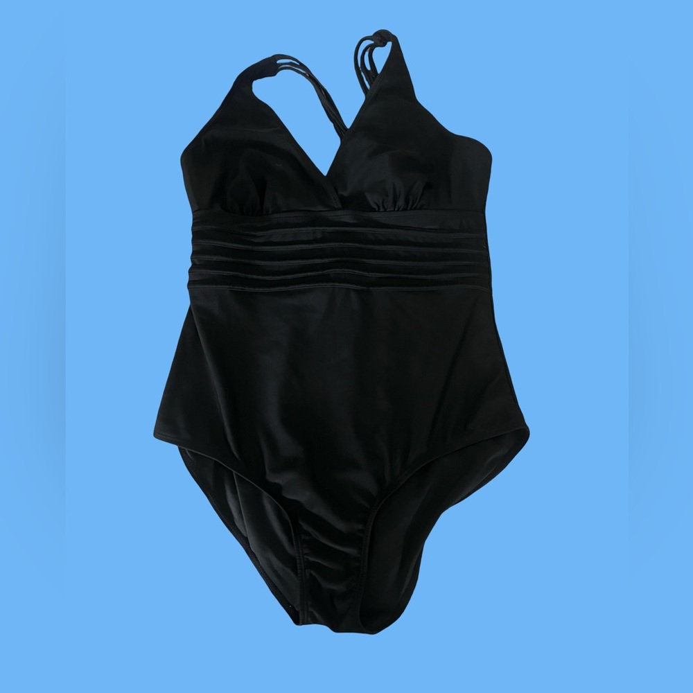 Rene Lyon Black Sz 8 Women’s One Piece
